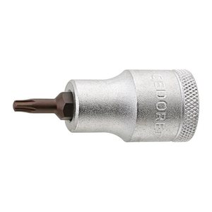 GEDORE 1/2 Zoll Innen-TX Steckschlüsseleinsatz Größe: T 60 Länge: 55,0 mm