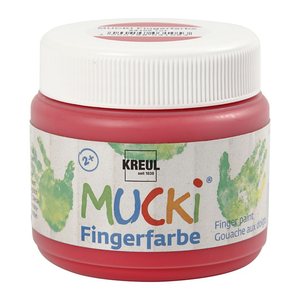 KREUL MUCKI Fingerfarbe rot 150,0 ml, 1 St.