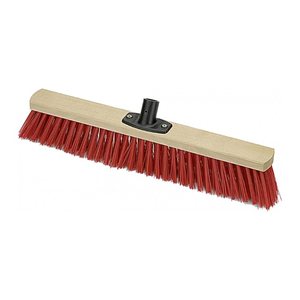 Nölle Besenkopf Power Stick Saalbesen rot Holz 60,0 cm breit