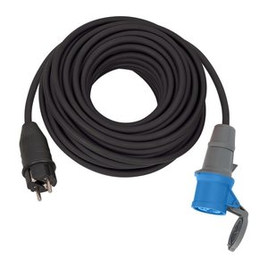 Brennenstuhl Adapter-Leitung 25m H07RN-F3G2.5 sw