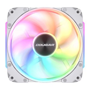 COUGAR Gehäuse Lüfter Apolar 120 ARGB, Reverse Blade, Weiß