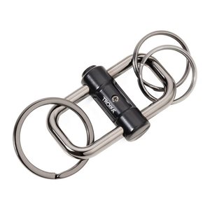 TROIKA Schlüsselanhänger 2-WAY KEY schwarz