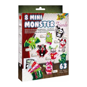folia Nähset Mini Monster Friends mehrfarbig
