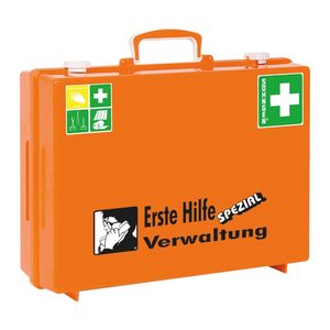 SÖHNGEN Erste-Hilfe-Koffer SPEZIAL Verwaltung DIN 13157 + Erweiterung orange