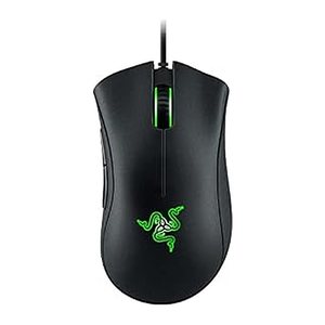 RAZER DeathAdder Essential Maus ergonomisch kabelgebunden grün, schwarz