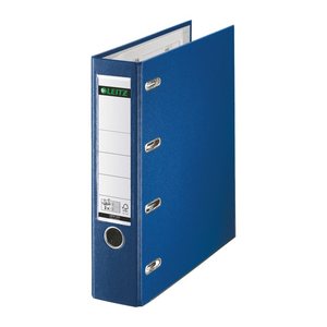 LEITZ Doppelordner blau Karton 7,5 cm, 1 St.
