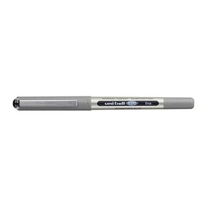 uni-ball eye fine UB-157E Tintenroller silber 0,4 mm, Schreibfarbe: schwarz, 12 St.