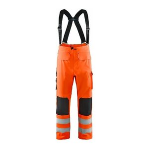 BLAKLÄDER® unisex Warnschutz-Latzhose 1302 orange Größe M