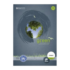 Staufen® Briefblock green DIN A4 liniert Lineatur 21, 1 Block