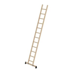 MUNK Anlegeleiter 33117 natur 12 Sprossen, H: 360,0 cm