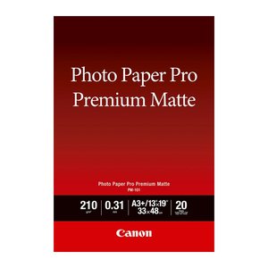 Canon Fotopapier PM-101 DIN A3+ matt 210 g/qm 20 Blatt