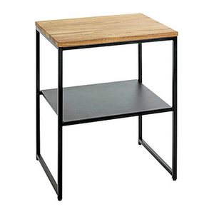 HAKU Möbel Beistelltisch rechteckig Massivholz eiche 45,0 x 35,0 x 60,0 cm, 1 St.