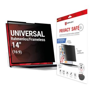 DISPLEX® Privacy Safe wiederablösbare 2-Wege Display-Blickschutzfolie für 35,6 cm (14,0 Zoll)