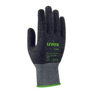 uvex unisex Schnittschutzhandschuhe C300 dry anthrazit Größe 9, 1 Paar