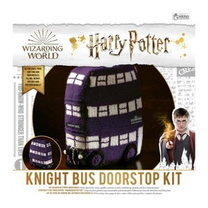 ThumbsUp! Harry Potter Strick-Set Türstopper Bus lila