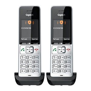 Gigaset COMFORT 500HX duo Zusatz-Mobilteile schwarz-silber, 2 St.