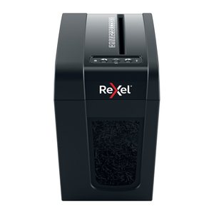 Rexel Secure X6-SL Aktenvernichter mit Partikelschnitt P-4, 4 x 40 mm, bis 6 Blatt, schwarz