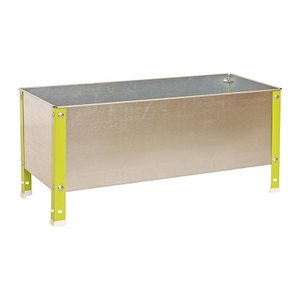 Simonrack Hochbeet SIMONGARDEN URBAN KID Metall silber, grün rechteckig 90,0 x 40,0 x 41,0 cm, 1 St.