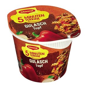 Maggi® 5 Minuten Terrine Gulaschtopf Fertiggericht, 8 St.