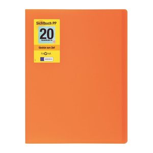 PAGNA School Sichtbuch DIN A4, 20 Hüllen orange, 1 St.