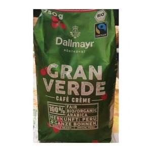 Dallmayr Crema d'Oro Organic Bio-Kaffeebohnen, Arabicabohnen 750 g