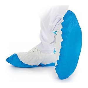 franz mensch unisex Reinraumklasse 5 Überschuhe blau Einheitsgröße, 70 St.