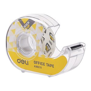 DELI Klebeband inkl. Abroller 18mmx7m transparent