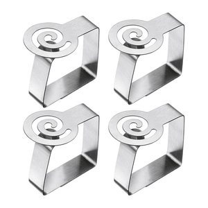 WESTMARK Tischtuchklammern silber, 4 St.