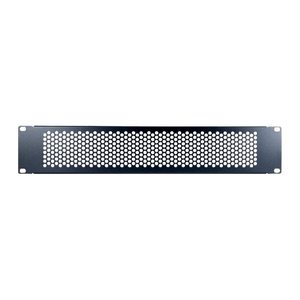 Inter-Tech IPC 19" Lochblende 2HE, 89x482x11mm, RAL 9005