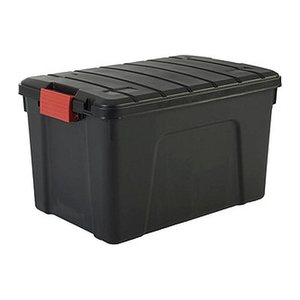IRIS Ohyama Multi Aufbewahrungsbox 60,0 l schwarz, rot 39,5 x 59,0 x 35,5 cm, 1 St.