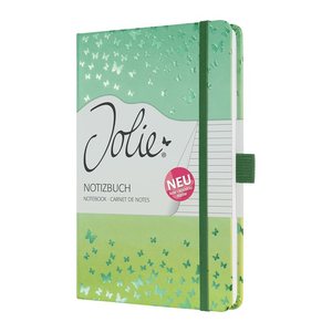 SIGEL Notizbuch JOLIE ca. DIN A5 liniert, grün Hardcover 174 Seiten, 1 St.
