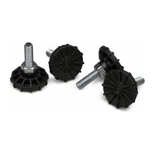 Equip 4xFüße für Serverschränke 60mm schwarz