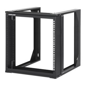 INTELLINET 19" Open Frame Rack 2 Schienen 9HE schwarz