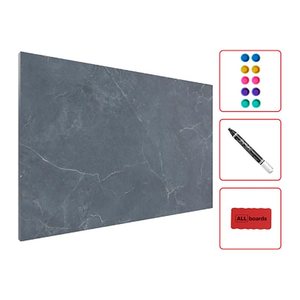 ALLboards Magnettafel 60,0 x 40,0 cm Marmor anthrazit