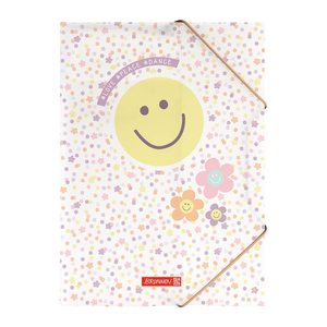 BRUNNEN Sammelmappe Happy Hippie DIN A4 gelb, orange, violett, 1 St.