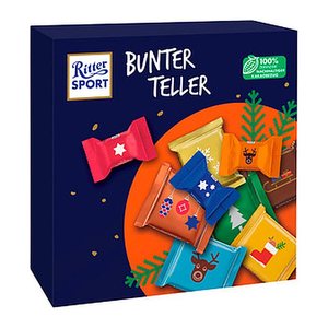 Ritter SPORT Bunter Teller Schokolade 19 St./230,0 g, 1 Pack