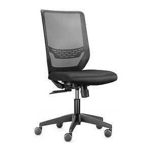 Trendoffice by Dauphin Bürostuhl to-sync work mesh one, 9241 SY0 A0 Stoff schwarz, Gestell schwarz