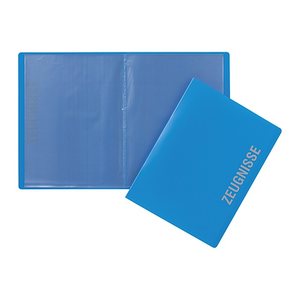 PAGNA Zeugnismappe DIN A4, 10 Hüllen hellblau, 1 St.