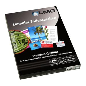 LMG Laminierfolien glänzend für A4 125 micron, 100 St.