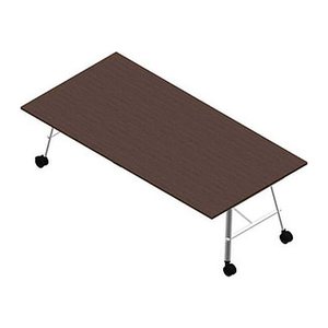 Quadrifoglio Konferenztisch SERENITY eukalyptus rechteckig, A-Gestell weiß, 240,0 x 120,0 x 75,0 cm