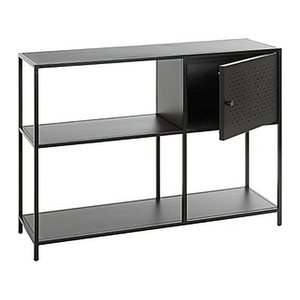 HAKU Möbel Bücherregal schwarz 100,0 x 30,0 x 75,0 cm, 1 St.