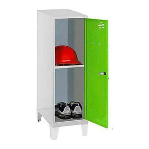 Simonrack Spind SIMONLOCKER DISM SINGLE grau, grün 8425437120749, 1 Schließfach 30,0 x 50,0 x 101,5 cm