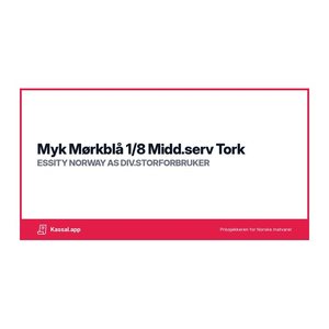 TORK Servietten Soft Dinner Advanced dunkelblau 3-lagig 39,0 x 39,5 cm, 100 St.
