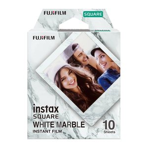 FUJIFILM instax SQUARE Sofortbildkamera-Film White Marble, 10 St.