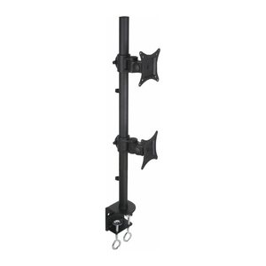 Techly Schreibtischhalterung f. 2LCD 13"-27" Klemme vertikal