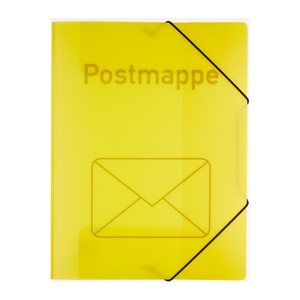 VELOFLEX Eckspanner Postmappe DIN A4 gelb, 1 St.
