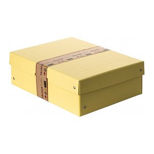 FALKEN PURE Aufbewahrungsbox 1250 Blatt pastellgelb 24,0 x 32,0 x 10,0 cm, 1 St.