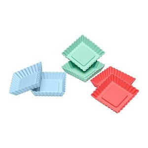 LURCH Tartelettformen FLEXI®FORM eckig  83015 Silikon Ø, 6 St.