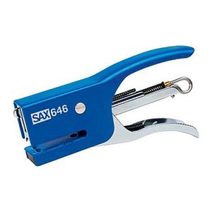 sax design Heftzange 646 blau, 1 St.