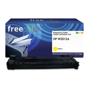 Freecolor Toner HP W2012A yellow mit chip 13000p kompatibel